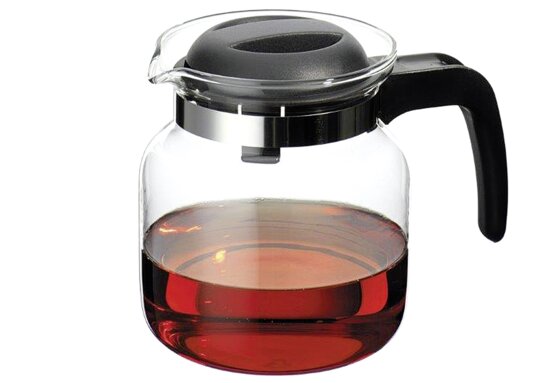 Brema Glaskanne 1,25L O.Dekor 22001007, Farbe des Deckel kann - 1