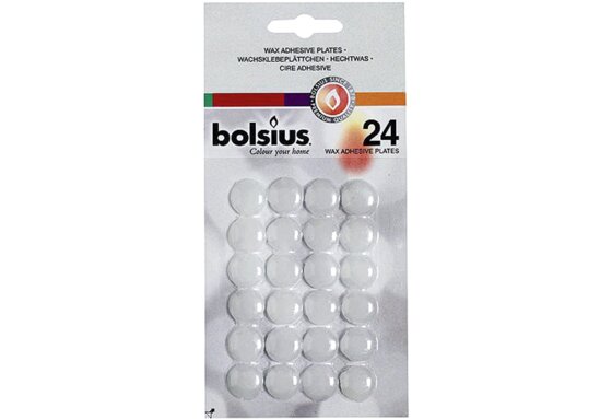 BOLSIUS 24 Haftklebeplättchen auf Karte - 2