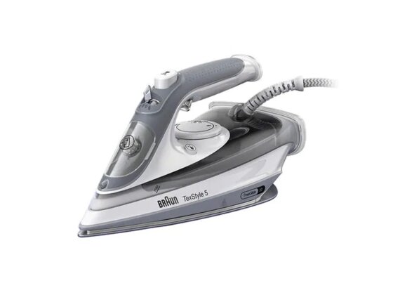 Braun TexStyle 5 SI 5078 GY, Trocken- & Dampfbügeleisen, 2 m - 1