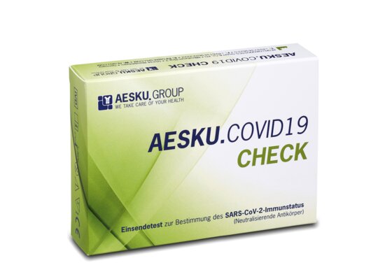 AESKU Antikörpertest COVID19 CHECK Antikörperstatus Test - 1