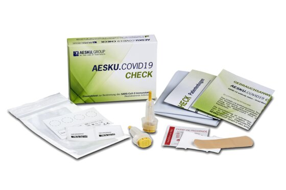 AESKU Antikörpertest COVID19 CHECK Antikörperstatus Test - 2