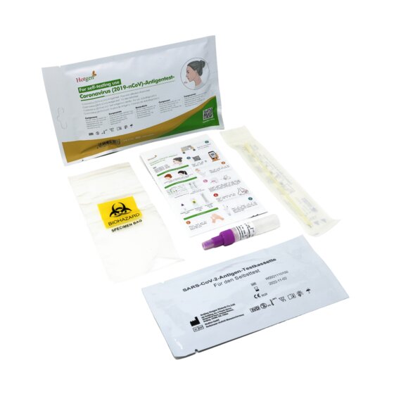 Hotgen Novel Coronavirus Selbsttest SARS-CoV-2 Antigentest Kit 1er Pack - CE0123 Nasal - 3