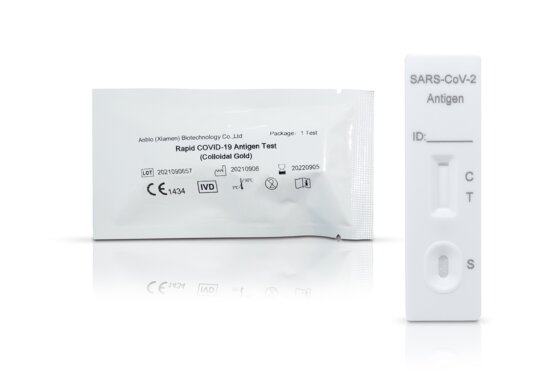 Hygisun Anbio Xiamen Antigen Selbsttest Nasenabstrich für die Eigenanwendung CE1434 1er - 3