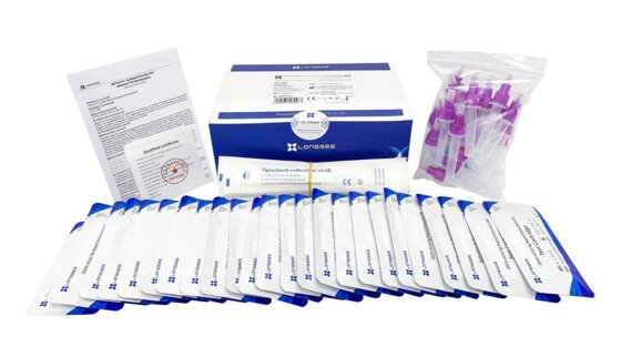 Longsee COVID-19 Corona Antigentest Schnelltest kurzer Nasenabstrich Profi 25er Pack