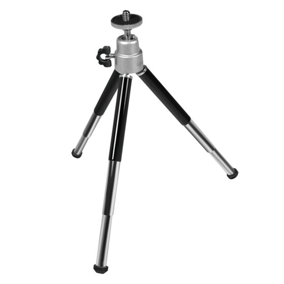 LogiLink Tragbares Mini-Stativ, höhenverstellbar, 360° drehbar, max. 2 kg - 3