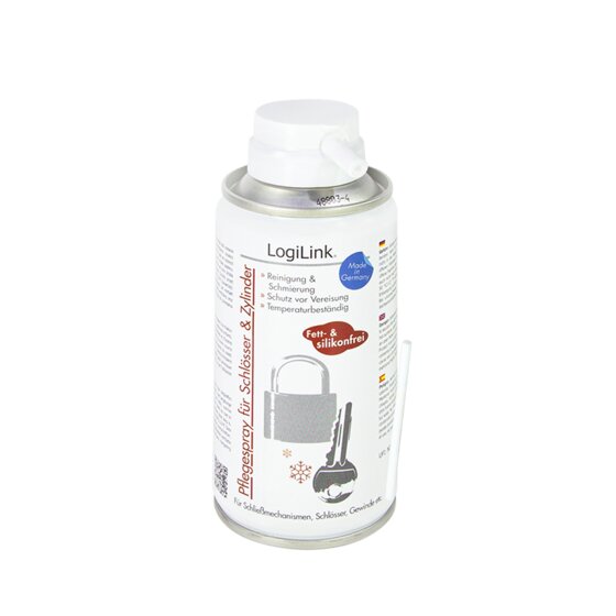 LogiLink Pflegespray für Schlösser und Zylinder, 150 ml