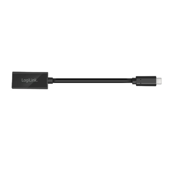 LogiLink USB 3.2 Gen2-Adapter, USB-C/M zu HDMI-A/F, 4K/60 Hz, schwarz, 0,15 m - 2
