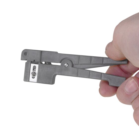 LogiLink Professional Abisolierzange für Glasfaser-, Coax- & Kupferkabel bis Ø 3,2 mm - 3