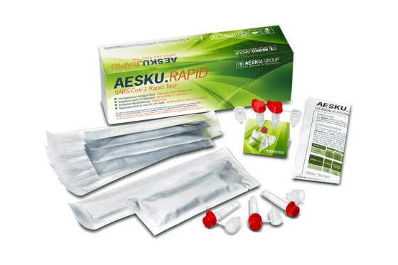AESKU.RAPID SARS-CoV-2 Antigen Selbsttest Schnelltest CE0483 20er Pack - 1