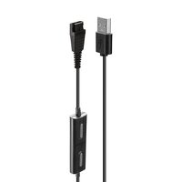 Lindy USB-Headset-Adapter Typ A auf Schnellkupplung Zur Verewendung mit Headsets der Marke