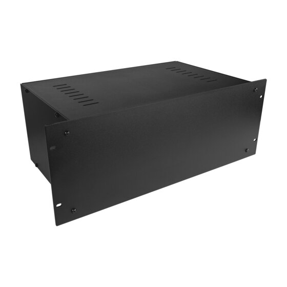 Adam Hall 19" Parts 87410 V - 19-Zoll-Rack-Gehäuse 4 HE mit Lüftungsschlitzen