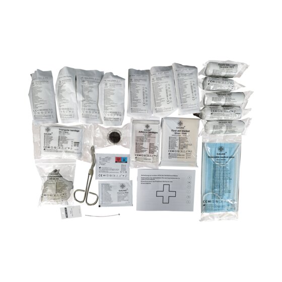 First Aid Kit taktische Tasche, EMT Erste Hilfe Notfalltasche Camouflage grün (34-teilig) - 2