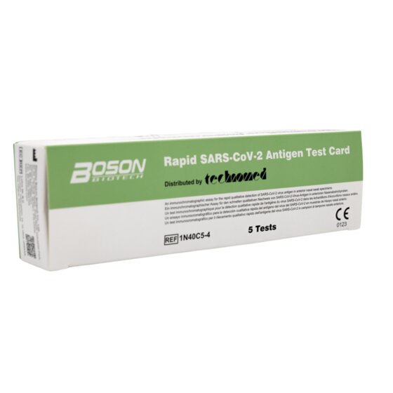Boson 5er-Pack Covid-19-Antigen-Schnelltest zur Eigenanwendung CE0123