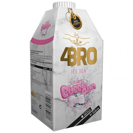 4BRO Ice Tea Bubble Gum 500ml Inhalt: 500ml