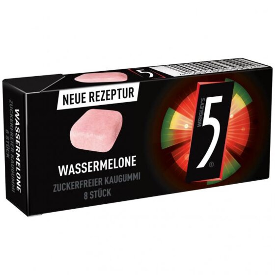 5 GUM Wassermelone 8er Inhalt: 16.5g