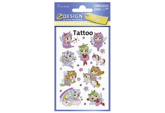 AVERY ZWECKFORM Tattoos 56768 Feen 1 Bogen