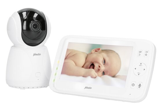 Alecto DVM-275 digitale Babyphone (100% störungsfrei), mit steuerbarer Kamera, hohe Reichweite - 1