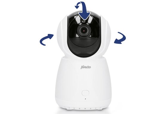 Alecto DVM-275 digitale Babyphone (100% störungsfrei), mit steuerbarer Kamera, hohe Reichweite - 2