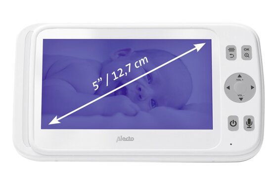 Alecto DVM-275 digitale Babyphone (100% störungsfrei), mit steuerbarer Kamera, hohe Reichweite - 3