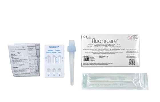 fluorecare 4in1 SARS-CoV-2, Influenza A/B & RSV Combo-Schnelltest 1er - 1