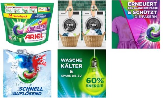 ARIEL All-in-1 Pods Color +EXTRA Faserpflege - 14 WL (6430862)