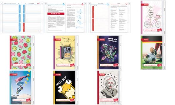 ROTH Hausaufgabenheft Teens für clevere Faule "Cool Skate" (57501392)