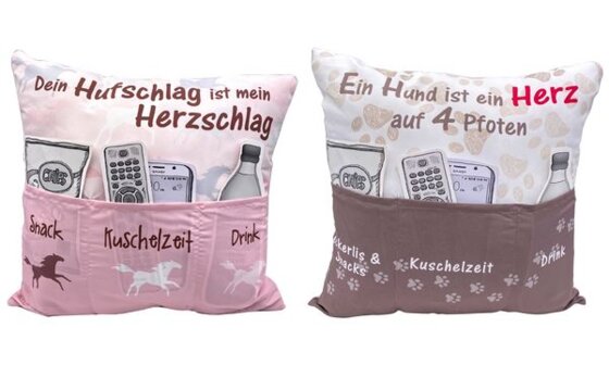HERGO Sofahelden Kissen "Tierfreunde Pferdefreunde" (57902266)