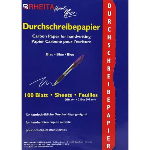 Durchschreibepapier - A4, 100 Blatt,