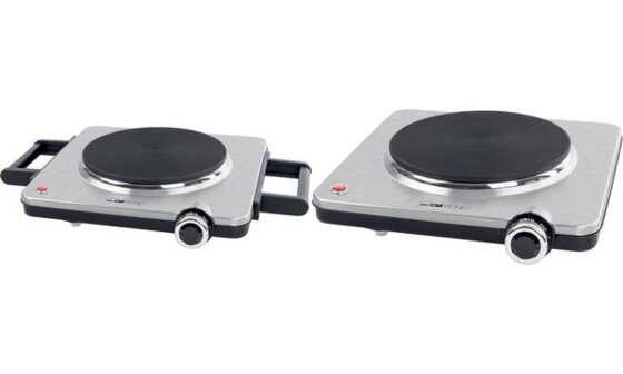 CLATRONIC Einzelkochplatte EKP 3788 E, Edelstahl/schwarz (95273857)