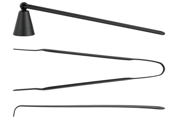 Esschert Design Kerzenpflegeset aus Eisen, schwarz, 3-teilig, inkl. Kerzenl&ouml;scher, - 1