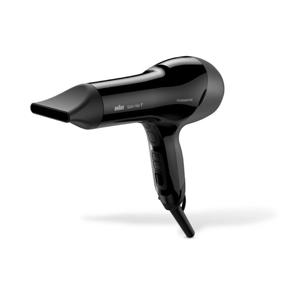 Braun HD780, 70 °C, Schwarz, Monochromatisch, Hängeschlaufe, Tasten, Schieber, 2000 W - 1