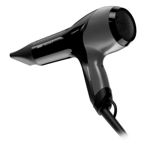 Braun HD780, 70 °C, Schwarz, Monochromatisch, Hängeschlaufe, Tasten, Schieber, 2000 W - 2