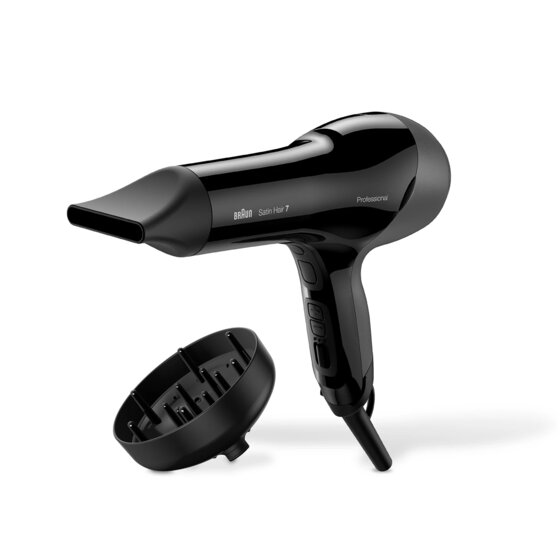 Braun Satin Hair7 SensoDryer Haartrockner, professioneller Föhn mit Thermosensor, IonTec und - 1