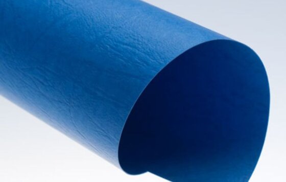 Einbanddeckel A4 250g. blau Lederoptik 100 Stück