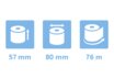 Exacompta 40340E 10er Pack Kassenrollen 1-lagig thermisch hohe Auflösung für Kas - Exacompta 40340E 10er Pack Kassenrollen 1-lagig thermisch hohe Auflösung für Kassen und - 3